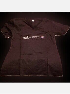 NWT WOMEN'S BLACK COLOR STREET LOGO T-SHIRT SIZE M!